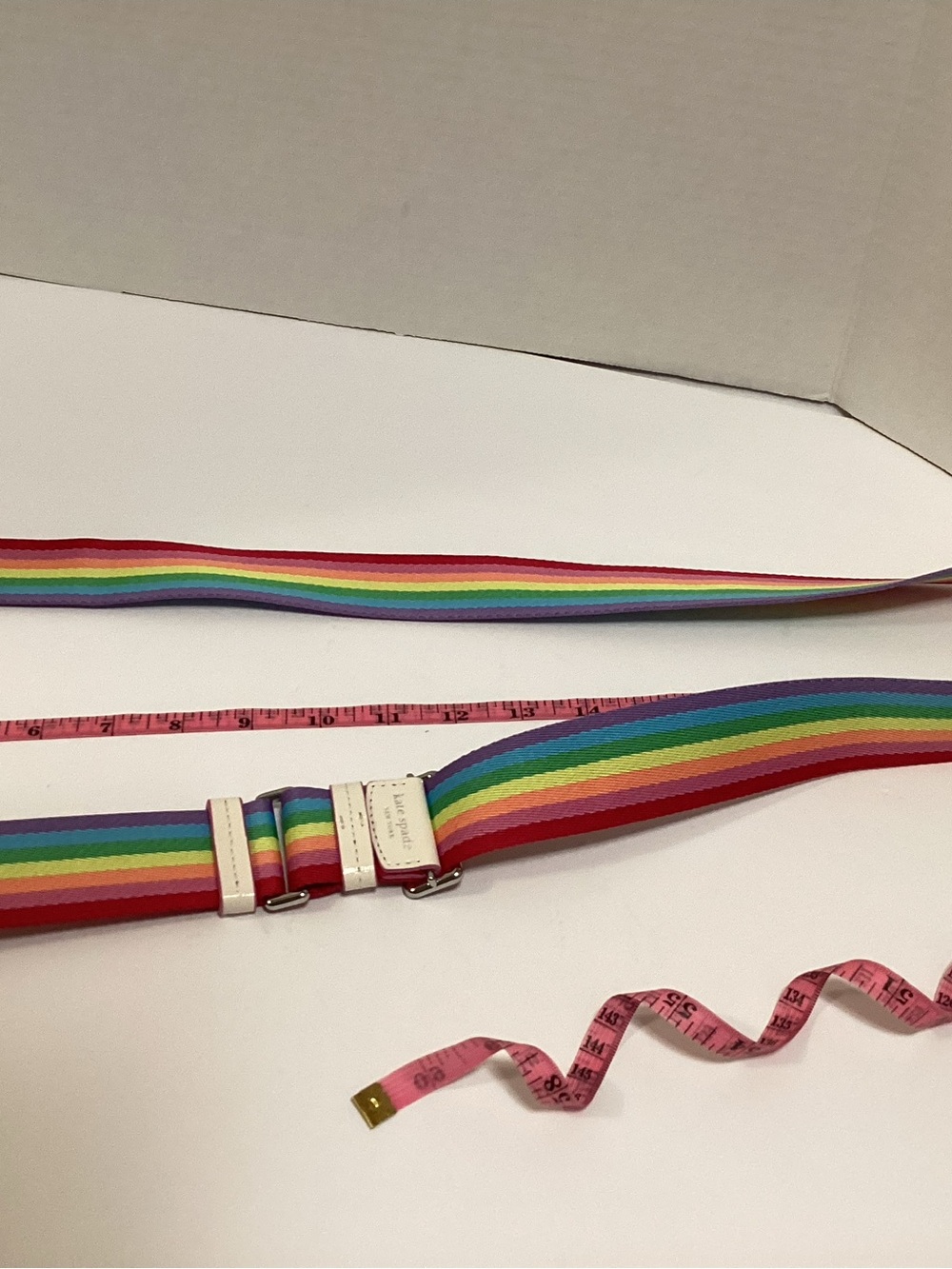 kate spade White Crossbody Two Bag Combo with Rainbow Strap, NWOT - Picture 11 of 16